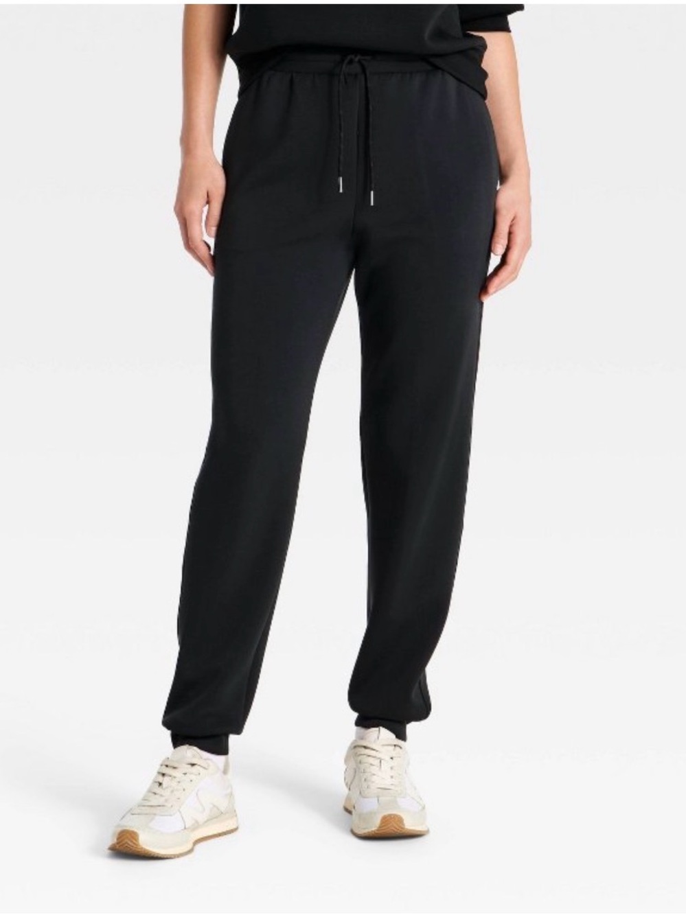 NWT Women's Airy Sleek Jogger Pants All in Motion Black XS Athleisure